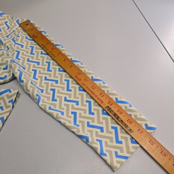 J McLaughlin Shirt Women Large Dillards Henley 3/4 Sleeve Stretch Catalina Cloth - Picture 9 of 11